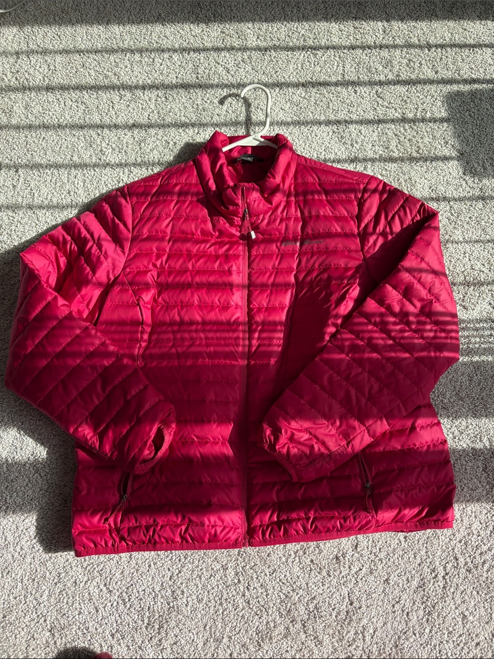Eddie Bauer Women's Pink Quilted Packable Jacket